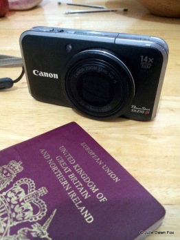 camera and passport